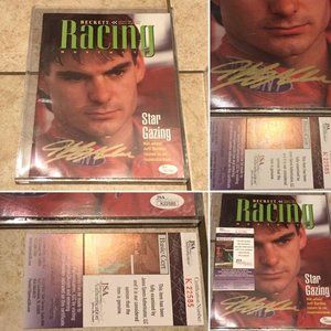 Jeff Gordon Signed Magazine NASCAR w/ JSA COA